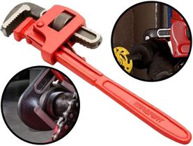Chave De Grifo 24 Polegadas Aço Carbono Para Tubulações Apertar Afrouxar Parafusos 600mm Brasfort