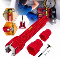 Chave de Grifo Inglesa Universal Hidráulica Ferramenta Multifuncional 8 em 1 Pia Torneira Sifão Cano