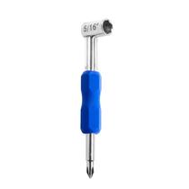 Chave de haste de treliça MusicNomad MN232 Premium 5/16 com chave de fenda