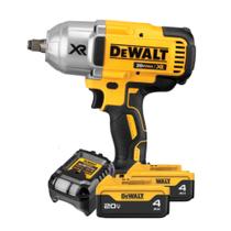Chave de imp 1/2 dewalt dcf899 + 2 bat 4ah + 1 carreg dcb1102