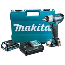 Chave de Impacto 1/2'' Bateria 12V Com Iluminação 2 Baterias Carregador e Maleta TW141DWYE Makita Chave de Impacto 1/2'' Bateria 12V Com Iluminação 2 Baterias Carregador e Maleta TW141DWYE Makita
