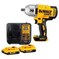 Chave de Impacto 1/2" Dewalt 20V MAX 950Nm com 2 Baterias 2Ah e Carregador - DCF899B-B3 Chave de Impacto 1/2" Dewalt 20V MAX 950Nm com 2 Baterias 2Ah e Carregador - DCF899B-B3