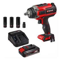 Chave de Impacto 1/2 Pol 450Nm Brushless Bateria 18V 2,5Ah Impaxxo 18/450 BL Einhell