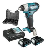 Chave De Impacto 12v Tw141dz Makita 2 Baterias Carregador Soquete