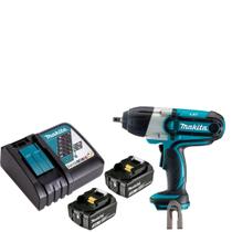Chave De Impacto 2 Baterias 18v 3ah Dtw450 Makita Bivolt