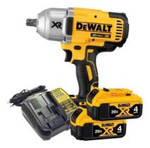 Chave De Impacto 2 Baterias 20v 4ah Xr Dewalt Dcf899 Bivolt