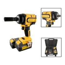 Chave De Impacto 20V 1/2” Com 2 Baterias 4.0 Ah 600 Nm Chave De Impacto 20V 1/2” Com 2 Baterias 4.0 Ah 600 Nm
