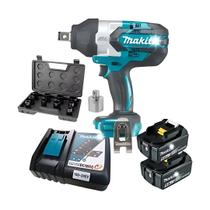 Chave De Impacto 2bat 18v 5ah 3/4 Dtw1001 Biv Makita Soquete