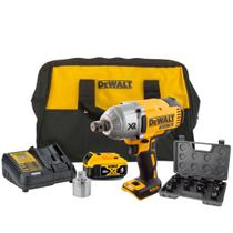 Chave de impacto 3/4 DCF897B com Jogo Soquete Lynus + Bolsa