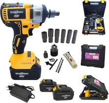 Chave De Impacto 38v 1/2'' Bateria Brushless Chave De Impacto 38v 1/2'' Bateria Brushless