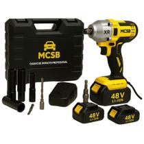 Chave De Impacto 48v 2 Baterias Furadeira Elétrica Brushless