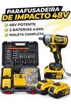 Chave De Impacto 48v Profissional Maleta 35 Peças Chave De Impacto 48v Profissional Maleta 35 Peças