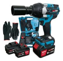 Chave De Impacto 68v 850nm 2 Bat Parafusadeira E Furadeira Azulceleste 50hz,60hz Chave De Impacto 68v 850nm 2 Bat Parafusadeira E Furadeira Azulceleste 50hz,60hz