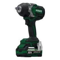 Chave De Impacto A Bateria 1/2 - 110kg S/ Fio Potente Brasil Cor Verde Frequência 0