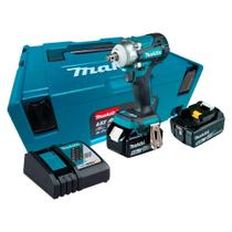 Chave de Impacto a Bateria 1/2Pol. 18V 330Nm com 2 Baterias e Carregador Rápido - MAKITA- DTW300RTJ