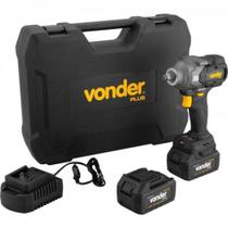 Chave de impacto a bateria 20V encaixe de 1/2" com 2 baterias e maleta - CIV 212B - Vonder