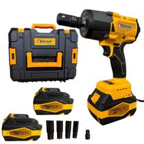 Chave De Impacto A Bateria 48v Super Potente Com Adaptador 3/4