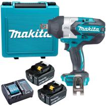 Chave de Impacto a Bateria com 2 Baterias Carregador e Maleta MAKITA