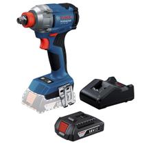 Chave de Impacto a Bateria PRO GDX 18V-285 Bosch, com 2 Baterias e Maleta Chave de Impacto a Bateria PRO GDX 18V-285 Bosch, com 2 Baterias e Maleta
