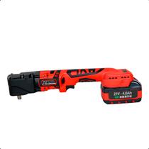 Chave De Impacto Angular 2 Baterias Encaixe De 1/2 Polegada Torque 400 Nm Motor Rushes