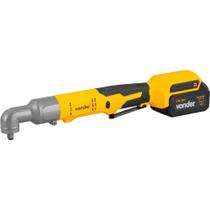 Chave de impacto angular bateria 18 V encaixe de 3/8" carregador bivolt CIV 183 VONDER
