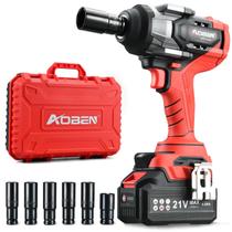 Chave de Impacto AOBEN AB7337C 1100Nm Brushless 3 Velocidades 21V Chave de Impacto AOBEN AB7337C 1100Nm Brushless 3 Velocidades 21V