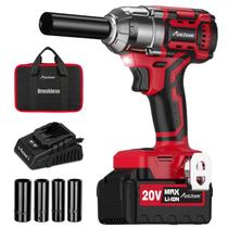 Chave de impacto AVID POWER 20V 1/2" sem escova de 370 pés-lbs de torque