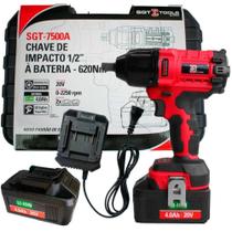 Chave De Impacto Bateria 20V Encaixe 1/2Pol Sgt-7500A Sigma Chave De Impacto Bateria 20V Encaixe 1/2Pol Sgt-7500A Sigma