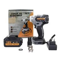 Chave de Impacto Brushless 18V 300Nm com 2 Baterias Pró Euro Chave de Impacto Brushless 18V 300Nm com 2 Baterias Pró Euro