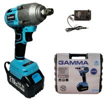 Chave de Impacto Brushless 320Nm 21V Profissional Gamma
