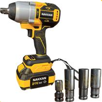 Chave De Impacto Com 2 Baterias 21v 4ah 650n.m