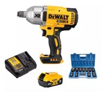 Chave De Impacto Dcf897 C/bat 5ah +jogo De Soquete