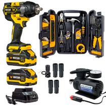 Chave De Impacto Digital 500nm 21v 4ah Fst008, Jogo De Ferramentas 129 Peças Fasterr E Mini Compressor De Ar 12v Bremen 6203 Chave De Impacto Digital 500nm 21v 4ah Fst008, Jogo De Ferramentas 129 Peças Fasterr E Mini Compressor De Ar 12v Bremen 6203
