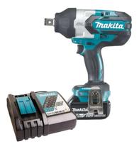 Chave De Impacto Dtw1001z A Bateria 18V 5ah + Carregador Rápido Bivolt Makita