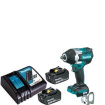 Chave De Impacto Dtw700 2 Bateria 3ah + Carregador Makita Chave De Impacto Dtw700 2 Bateria 3ah + Carregador Makita