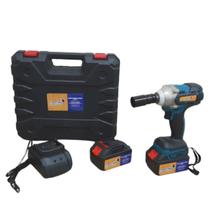 Chave de impacto elétrica a bateria com bateria extra Chave de impacto elétrica a bateria com bateria extra