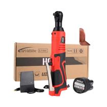 Chave De Impacto Elétrica Sem Fio De 3/8 Polegadas, Catraca De Ângulo Reto De 9,5mm, 65N.m, Conjunto