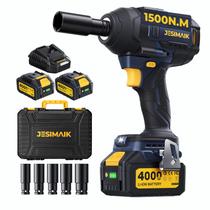 Chave de Impacto JESIMAIK 1500 Nm Sem Escovas 21 V 2x4,0 Ah Chave de Impacto JESIMAIK 1500 Nm Sem Escovas 21 V 2x4,0 Ah