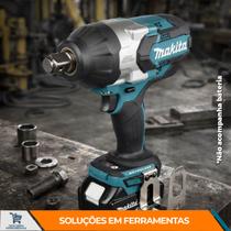 Chave De Impacto Makita DTW1001Z Encaixe 19 MM 1250 Nm Sem Bateria Chave De Impacto Makita DTW1001Z Encaixe 19 MM 1250 Nm Sem Bateria