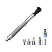 Chave De Impacto Offset Com Extensão Para Reparo Automotivo, Com 4 Adaptadores De Soquete E