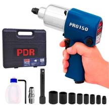 Chave de Impacto PDR PRO150K 1/2" 68Kgfm com Maleta Potência Profissional Imediato Chave de Impacto PDR PRO150K 1/2" 68Kgfm com Maleta Potência Profissional Imediato