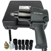 Chave de impacto pneumática encaixe 1/2" 686.5 N.m com maleta - SGT-0532A