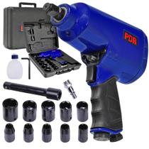 Chave de Impacto Pneumática Reverso 36kgfm PRO-134K com Maleta Soquete PDR