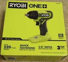 Chave de impacto Ryobi PCL250B sem fio 9,5 mm 18V (somente ferramentas) Chave de impacto Ryobi PCL250B sem fio 9,5 mm 18V (somente ferramentas)