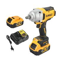 Chave De Impacto Sem Fio Dewei DCF900 20V Brushless Alta Torque 12 Baterias Universais Ferramenta