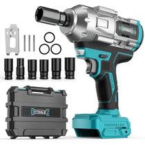 Chave de impacto sem fio DIYtooliFZ 1/2 polegada 18V 1200N.m