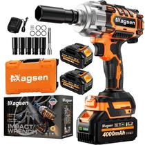 Chave de impacto sem fio MAGSEN 1/2 polegada 1200N.m Torque Chave de impacto sem fio MAGSEN 1/2 polegada 1200N.m Torque