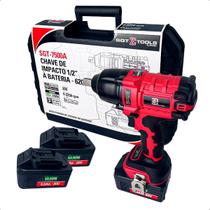 Chave de Impacto Sgt 7500A a Bateria 1/2 Sigma Tools 20V 620Nm Brushless com 2 Baterias Carregador e Maleta Chave de Impacto Sgt 7500A a Bateria 1/2 Sigma Tools 20V 620Nm Brushless com 2 Baterias Carregador e Maleta