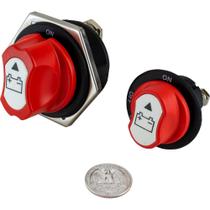 Chave de interruptor de bateria Sea-Dog Mini com botão removível 32V 300A