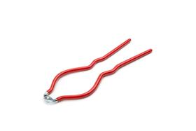 Chave de jarra de conservas Fox Run 27 cm revestida de PVC vermelho